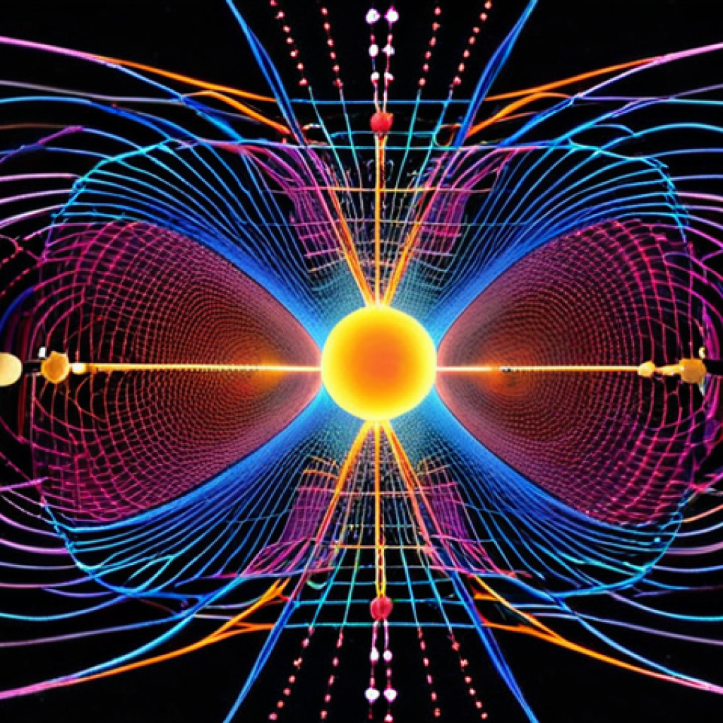 **

A visually stunning representation of quantum gravity, blending science and philosophy. Imagine tiny "pixels" of space forming a matrix that weaves together everything from ants to galaxies. Incorporate elements of string theory, visualizing miniature, vibrating strings as fundamental components of the universe, creating a harmonious symphony. The artwork should feel both scientific and philosophical, provoking wonder and curiosity. Use vibrant colors and abstract shapes to convey the complex and speculative nature of quantum gravity.

**