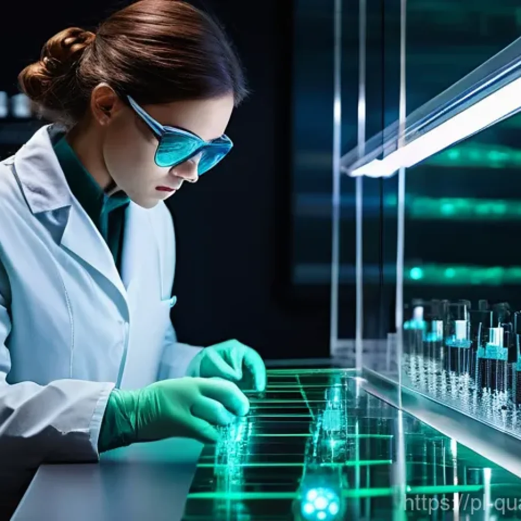 양자광학의 실험적 연구 - **Quantum Optics Laboratory - Precise Photon Manipulation**
A highly detailed, sterile, and futu...