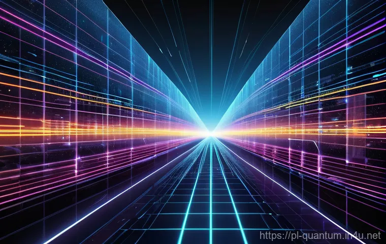 양자광학의 실험적 연구 - **Abstract Visualization of Quantum Entanglement and Superposition**
    An ethereal and dynamic abs...