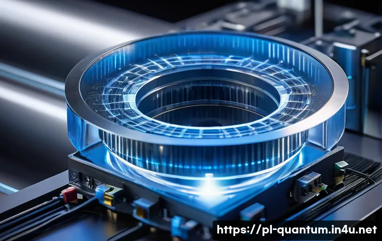 양자컴퓨터 개발의 기술적 문제 - **Quantum Heart in Isolation:** A highly detailed, realistic, and futuristic image depicting a singl...